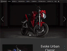 Tablet Screenshot of evokemotorcycles.com